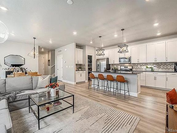 Living Area overlooking the kitchen and dining.