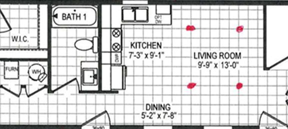 Floor Plan of Bayridge Plan