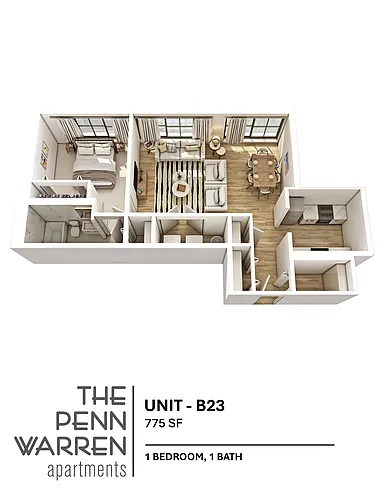 Floor plan 1 Bedroom