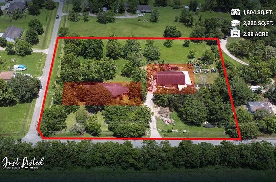 Drone view of a great property