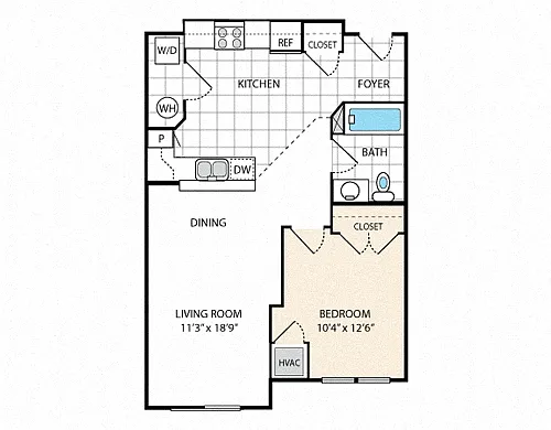 Floor plan MODEL B