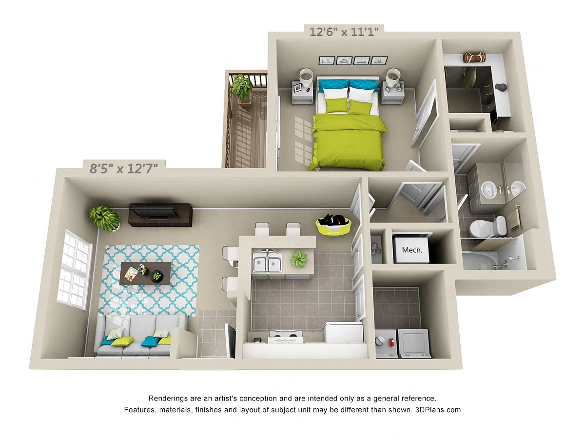 Floor plan Acadia - RENOVATED