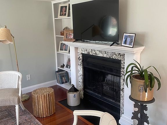 Fireplace in living room