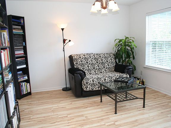 dining room, used as library