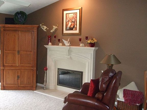 Gorgeous fireplace
