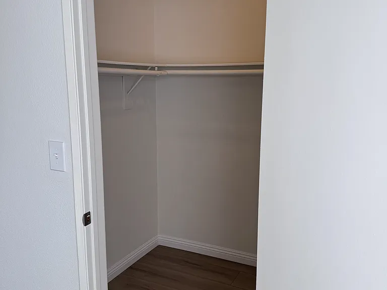 Master bedroom walk-in closet