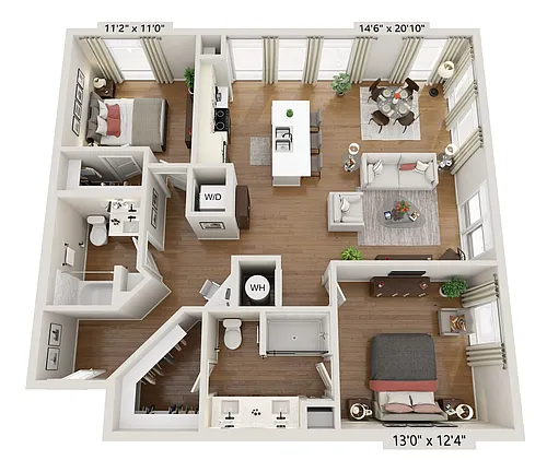 Floor plan B2