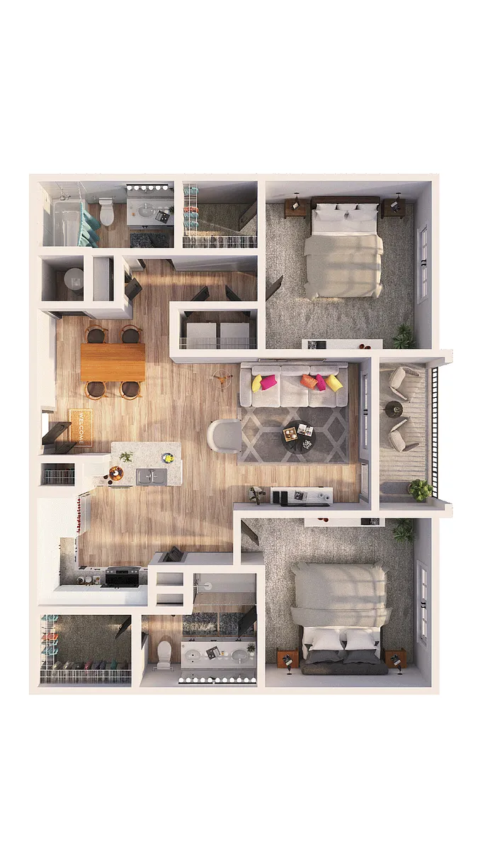 Floor plan B2A
