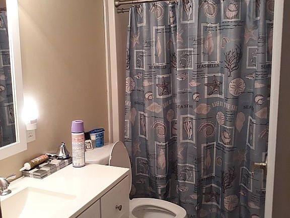 Bathroom with walk in shower