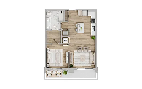 Floor plan Zinnia A