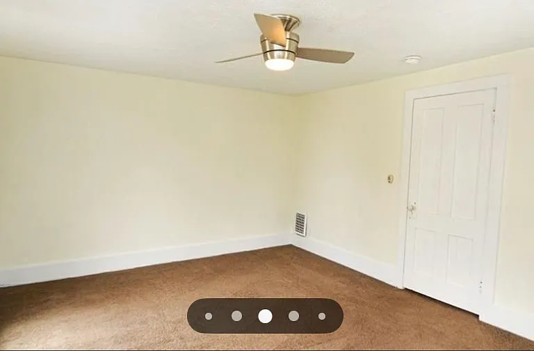 1st and largest bedroom in front of the house over looking pleasant st.