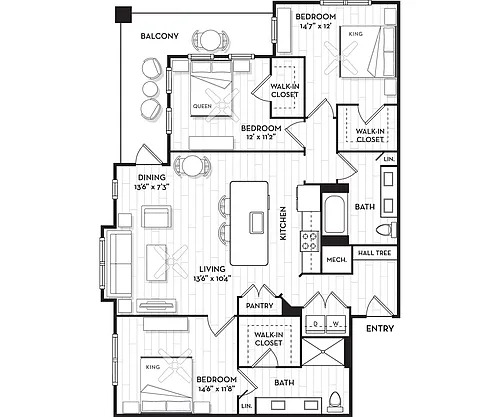 Floor plan The Breakwater