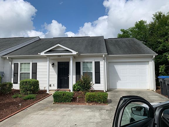 Front view of townhouse