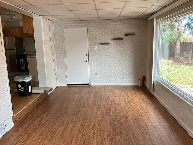 back sun room to back yard