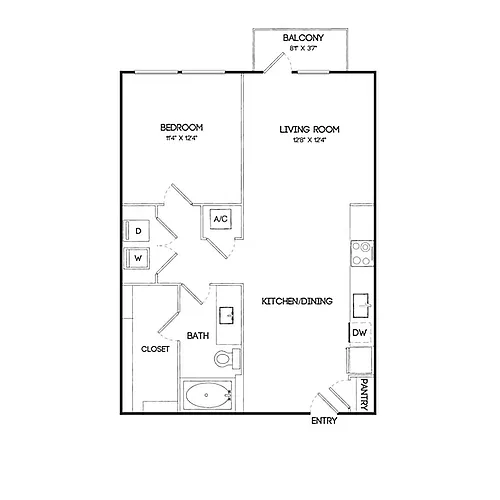 Floor plan A1HC