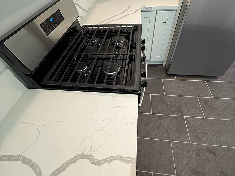 Large Marble Style Quartz Countertops