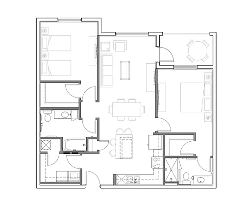 Floor plan Cosmo (B1)