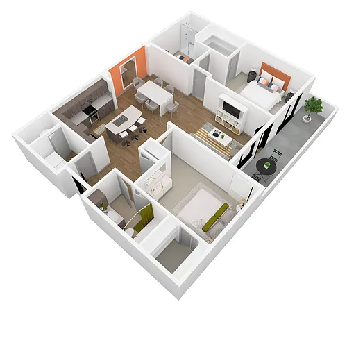 Floor plan B2