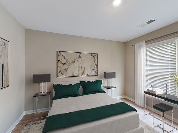 Newly Renovated Bedroom with Large Window