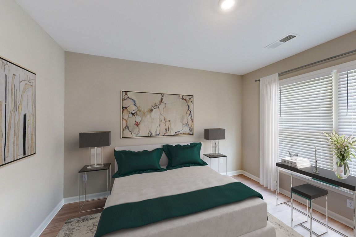 Newly Renovated Bedroom with Large Window