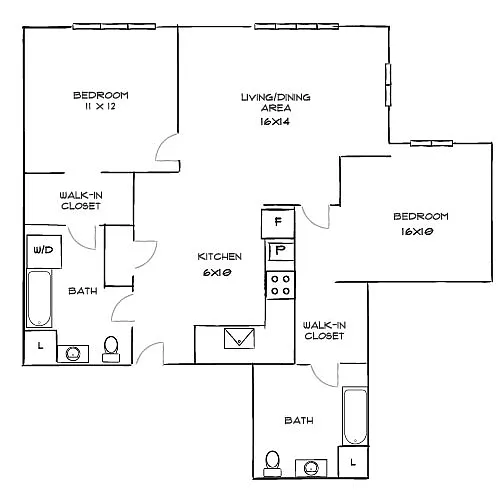 Floor plan Design 2B