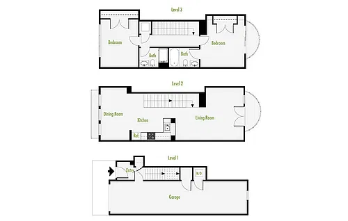 Floor plan TownhouseB