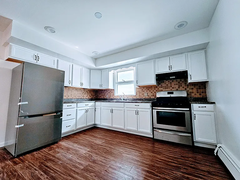 Kitchen with stainless steal appliances