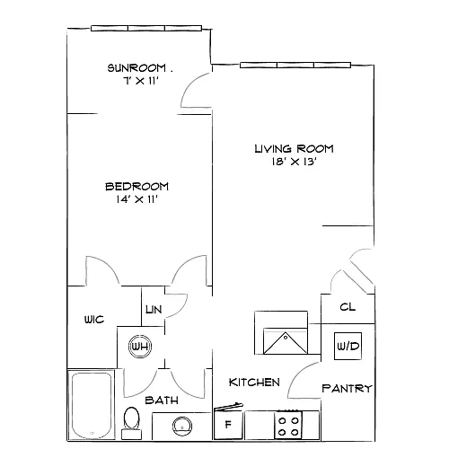 Floor plan Design 1C