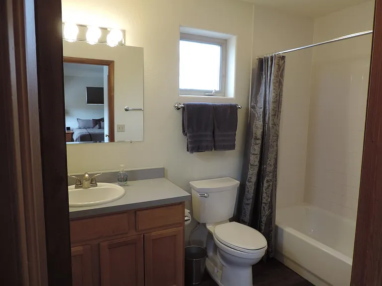 Master bathroom.