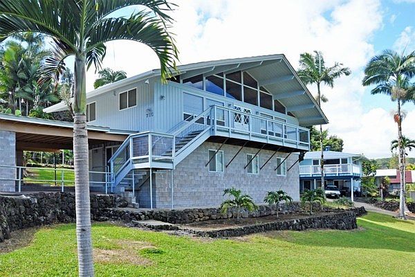 View from lower yard
