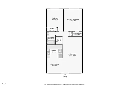 Floor plan Two Bed
