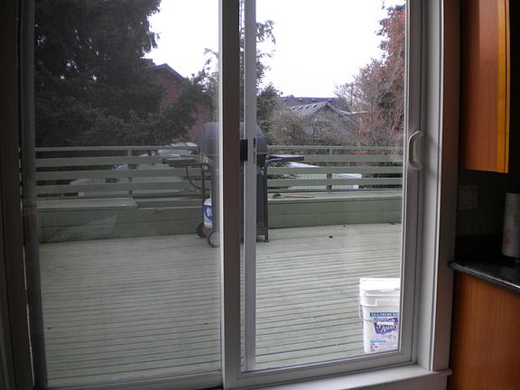 Newer sliding door for deck