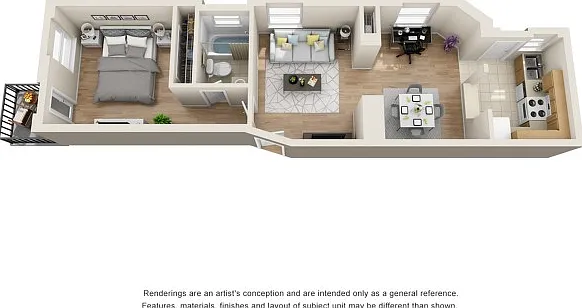 1 Bedroom | 1 Bathroom 1 Bedroom | 1 Bathroom