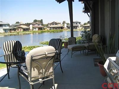 Lake front patio