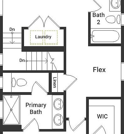 Milestone Floorplan - Second Floor