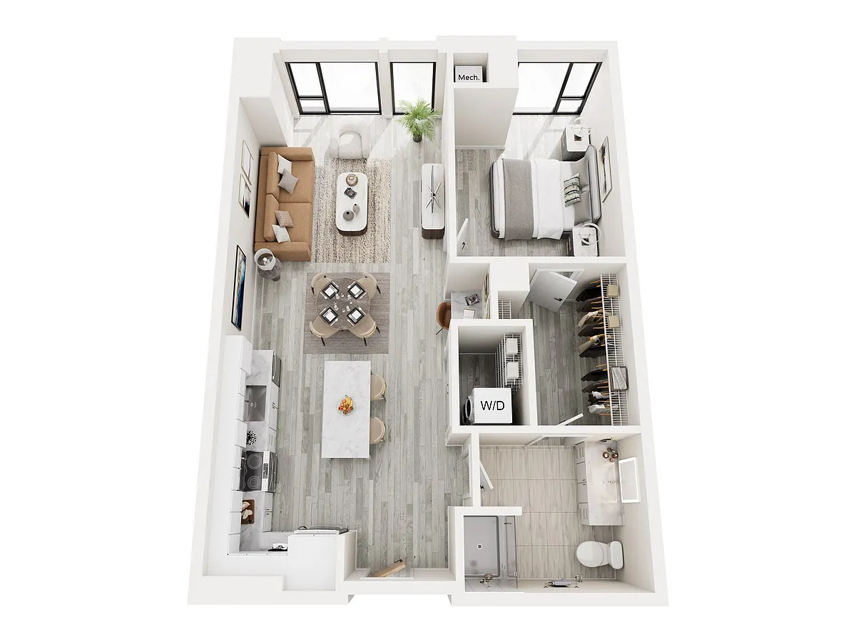 Floor plan 1B1