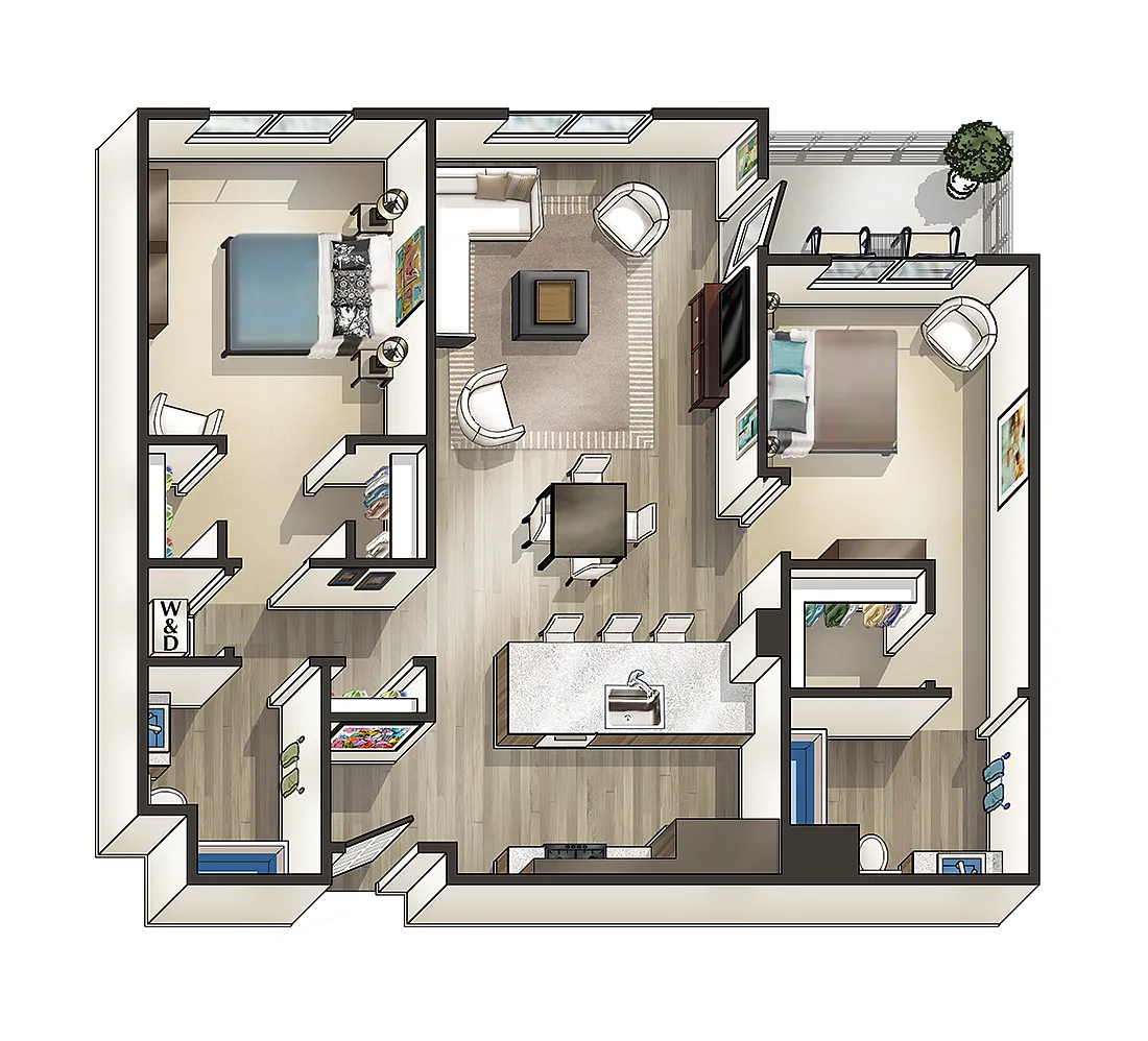 Floor plan K