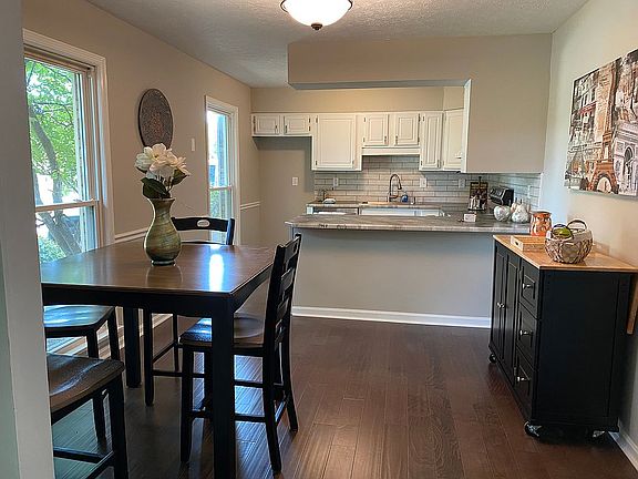 Looking into kitchen