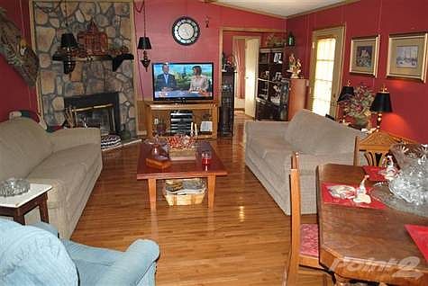 Living Room with hardwood floors