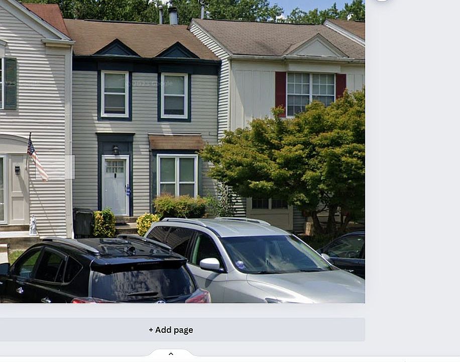 Front view of the Townhouse