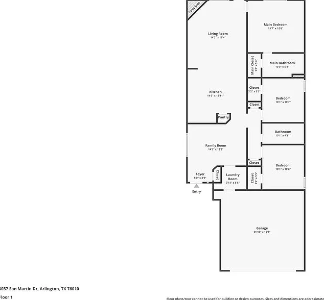3 bed, 2.0 bath, 1373 sqft, $2,200 — Photo 2