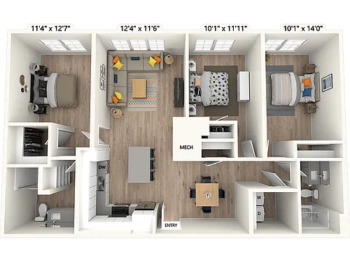 Floor plan CM-03-Scheme II
