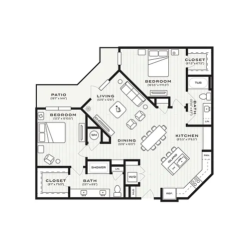 Floor plan B3