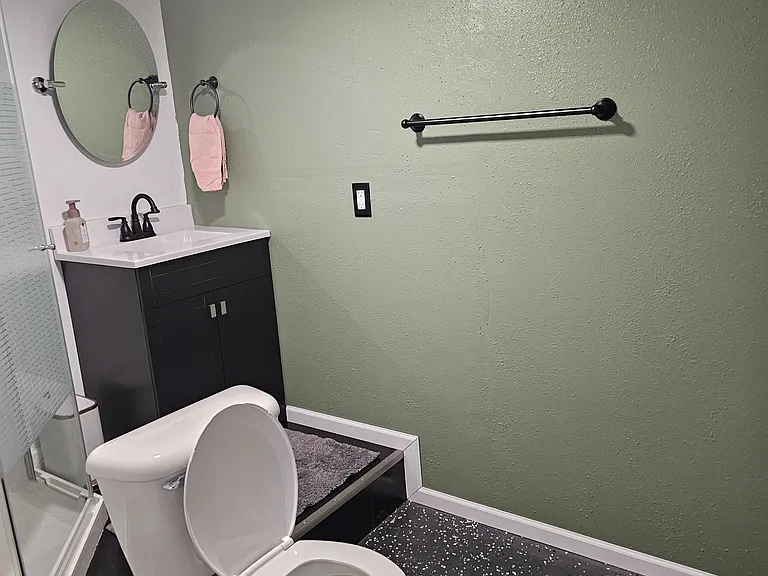 Basement bathroom