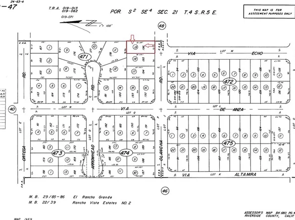 196 Olancha Rd Lot 196, Cathedral City, CA 92234