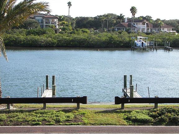 Private boat slips at the Intracoastal