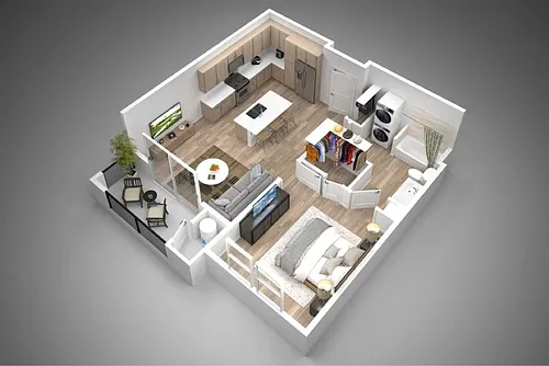 Floor plan The Aura - A1