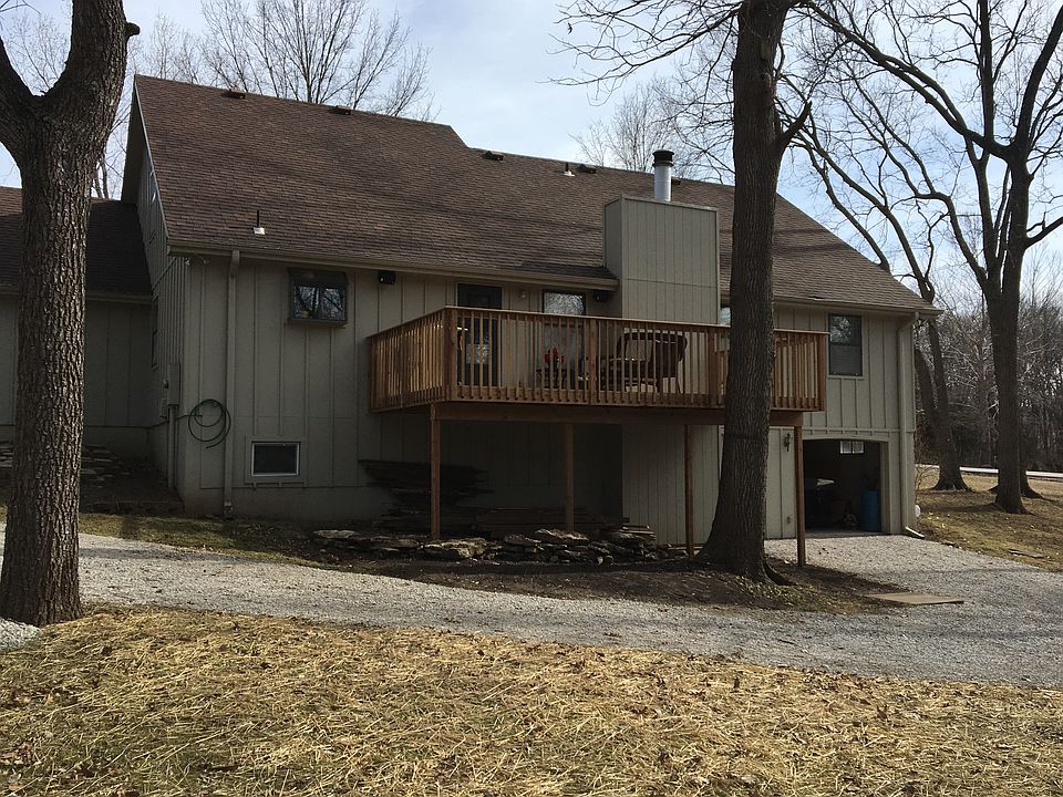 Rear of house with new deck