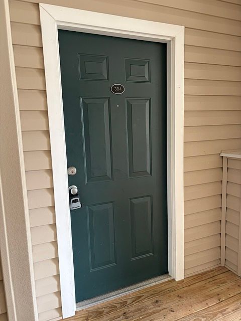 Front door on 3rd floor