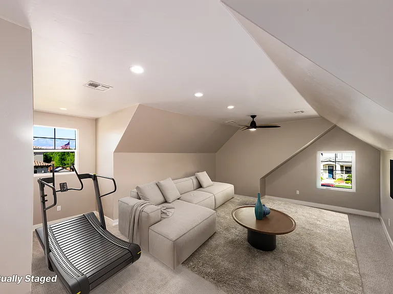 *virtually staged loft / family room